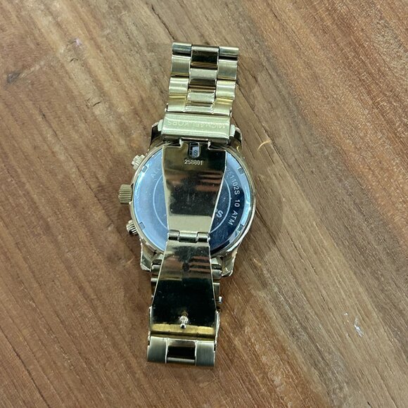 Michael Kors MK8077 Wrist Watch for Men Gold Tone - Picture 5 of 5